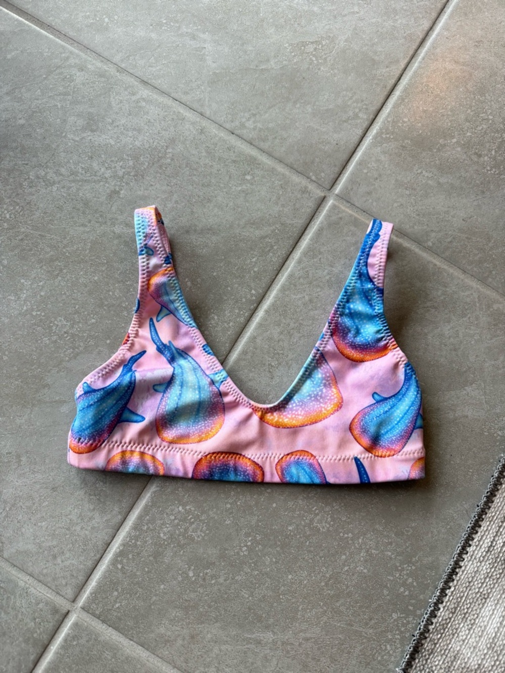 Shark fin Swim whale shark bikini top